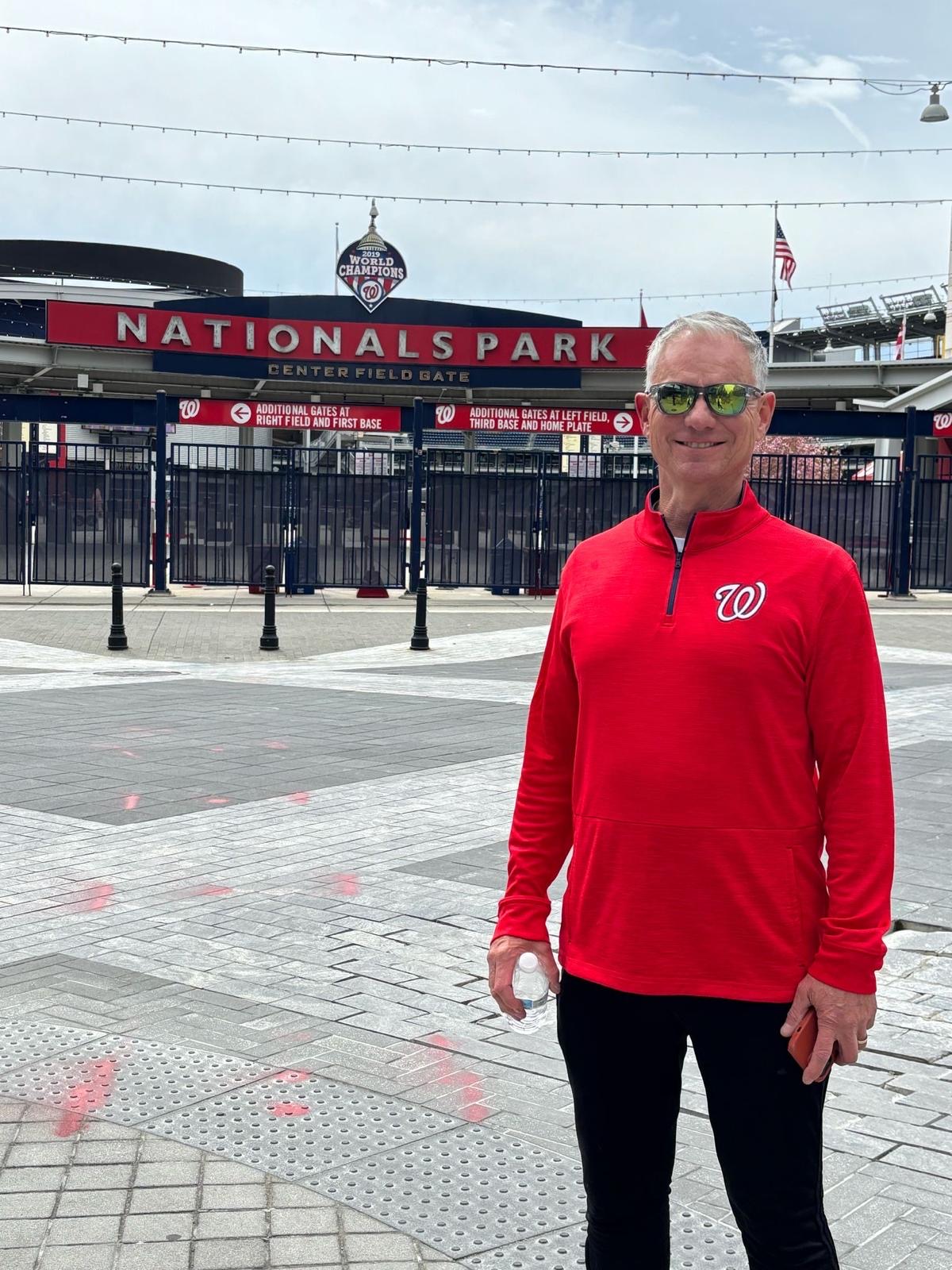 José Montes standing outdoors